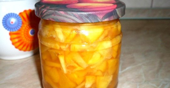 Персиковое варенье с желфиксом