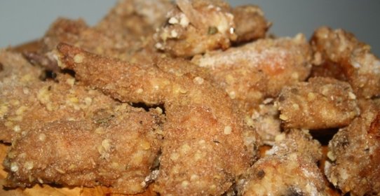 Хрустящие куриные крылышки