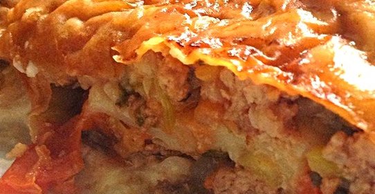 Лазанья с фаршем в мультиварке