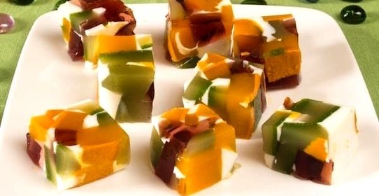 Разноцветное желе