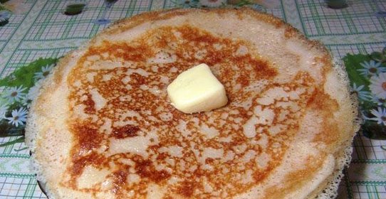 Блинчики на молоке дрожжевые