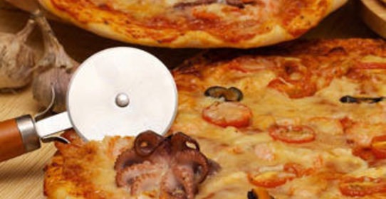 Пицца с морепродуктами