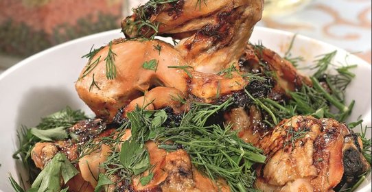 Курица в меду