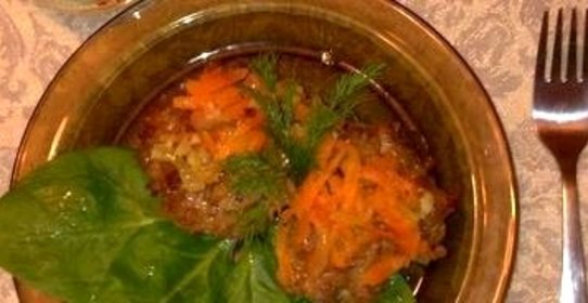 Биточки домашние на подушке