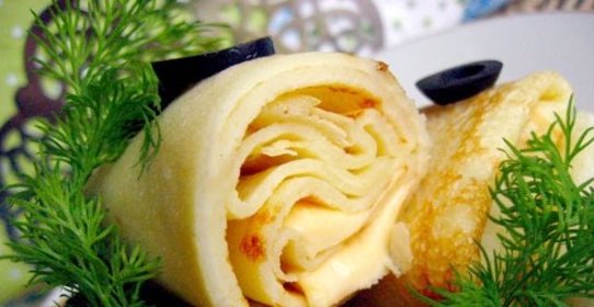 Блины с сыром
