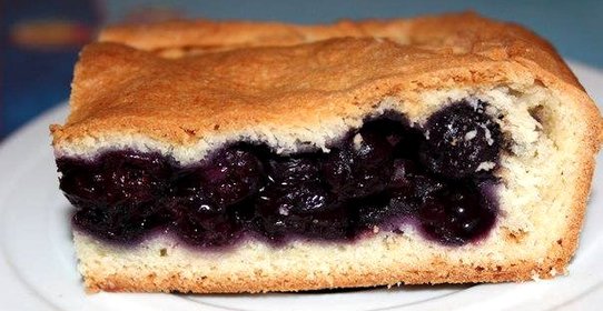 Черничный пирог