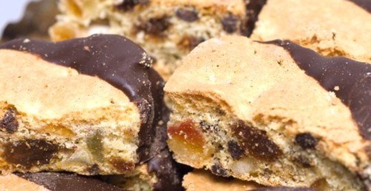 Печенье с вишней и цукатами