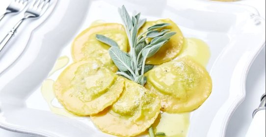 Равиоли со шпинатом