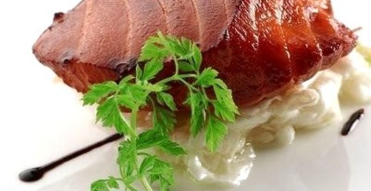 Филе трески в особом маринаде от шефа со звёздами Мишлена Shangri-La Hongkong, в Гонконге