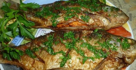 Шустрый карась жареный в соусе
