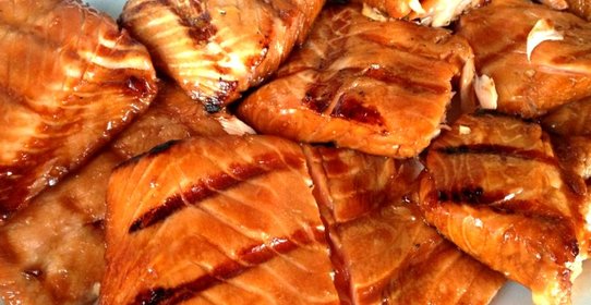 Горбуша на гриле