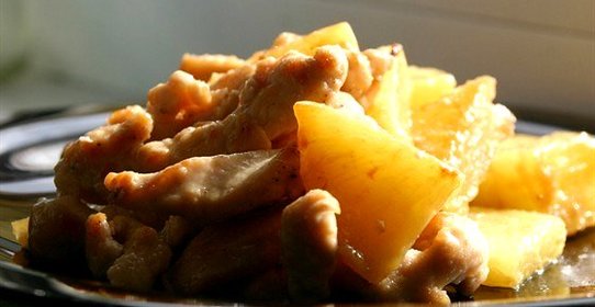 Индейка с ананасом