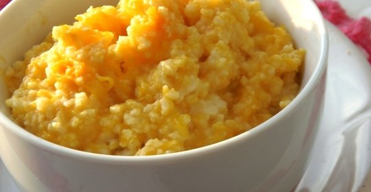 Каша из тыквы с пшеном на молоке