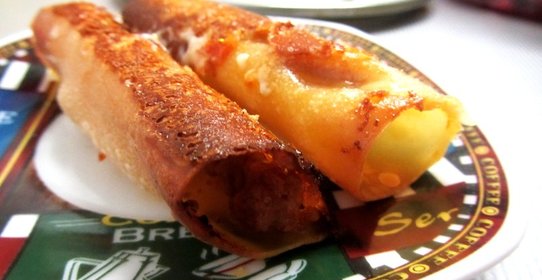 Каннеллони болоньезе под сырным одеялом