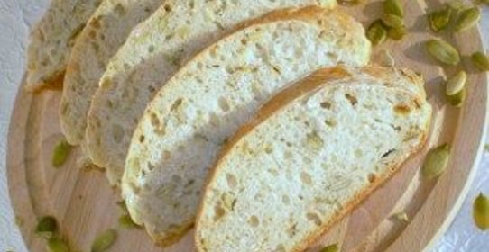 Хлебушек с овсяными хлопьями и семенами тыквы