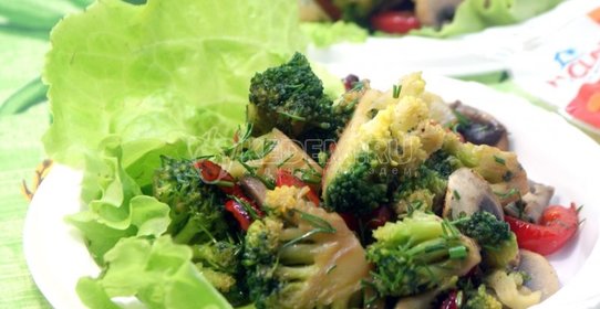 Вегетарианская лазанья со шпинатом и сладким перцем