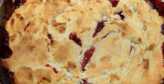 Сливовый коблер