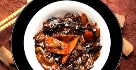 Маринованные шиитаке с имбирем