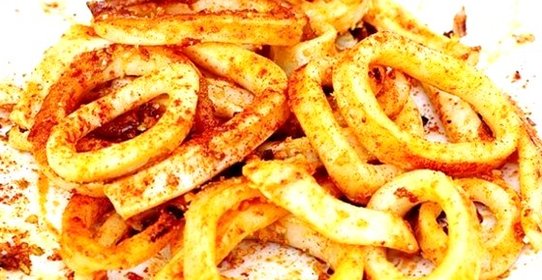 Кальмары с паприкой