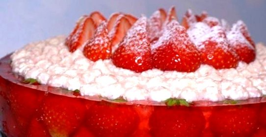 Клубнично-малиновый торт