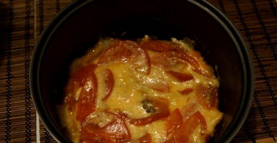 Пирог с моцареллой