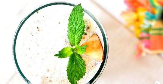 Молочный коктейль с мятой