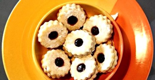 Двойные печенья с джемом