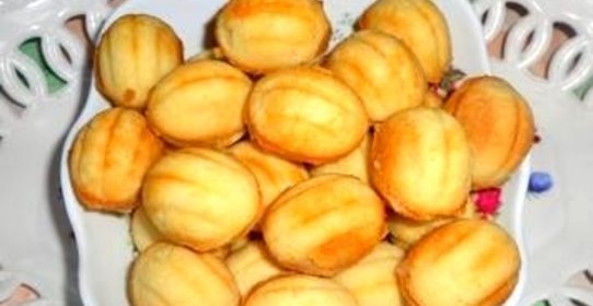 Печенье в формах с грушевым пюре