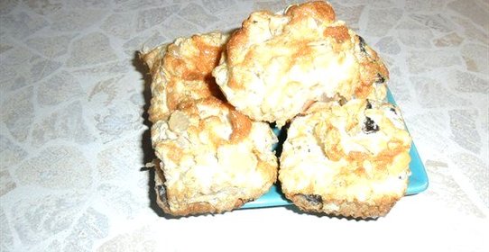 Воздушное пирожное из мюсли