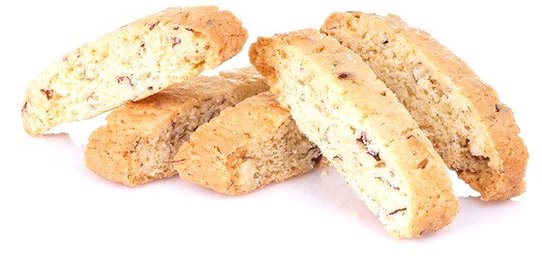 Миндальные бискотти с клюквой