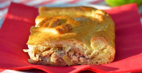 Воздушный рыбный пирог