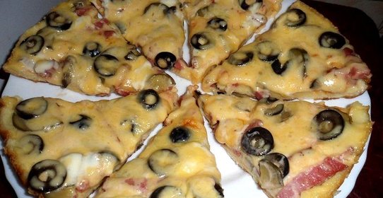 Пицца на сковороде