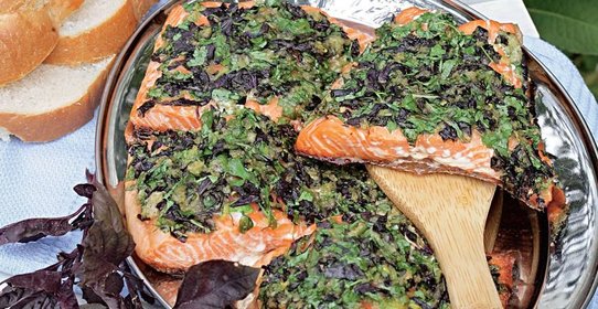 Форель в маринаде гремолата