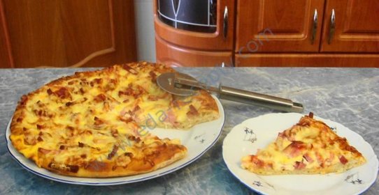 Оззи-пицца с колбасой и сыром