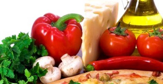 Пицца с черемшой и маринованными грибами