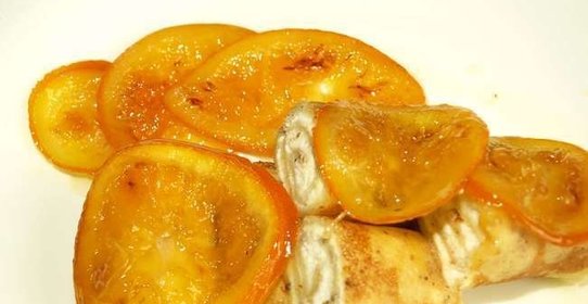 Блинчики с апельсинами