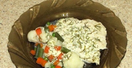 Курица в сливочно-чесночном соусе