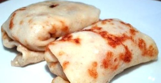 Блинчики с капустой и яйцом