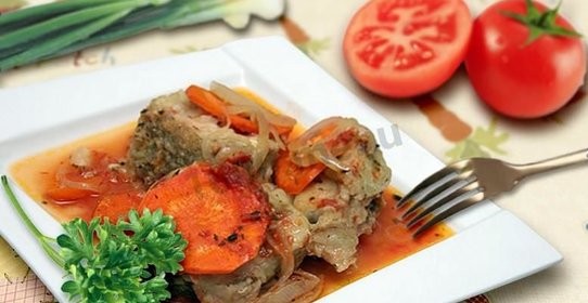 Макрурус в томатном соке