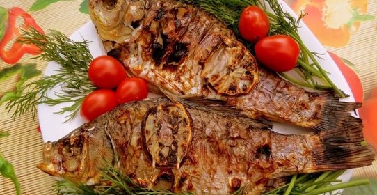 Карась на углях