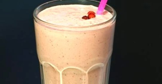 Клубнично-банановый мусс с ванилью