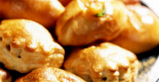 Слойки с хурмой