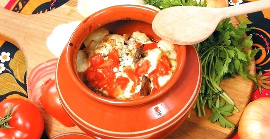 Мясо в горшочках в аэрогриле