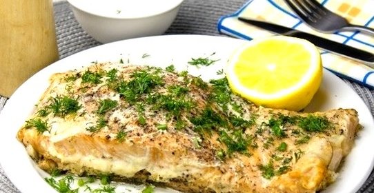 Красная рыба в микроволновке