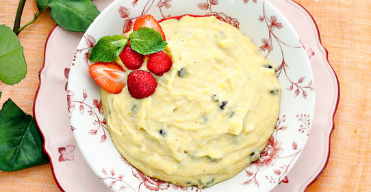 Франгольо, кукурузная каша с миндалем