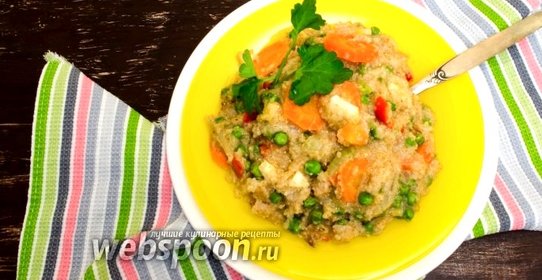 Пшеничная каша с овощами