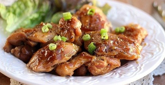 Куриные бедрышки в яблочном маринаде