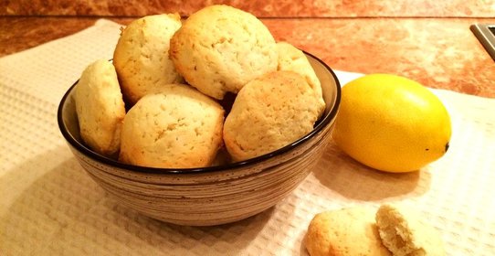 Мягкое лимонное печенье