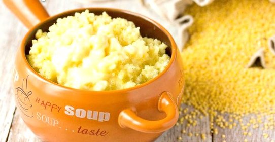 Пуховая пшённая каша