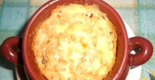 Овсяно-рисовая каша в горшочке